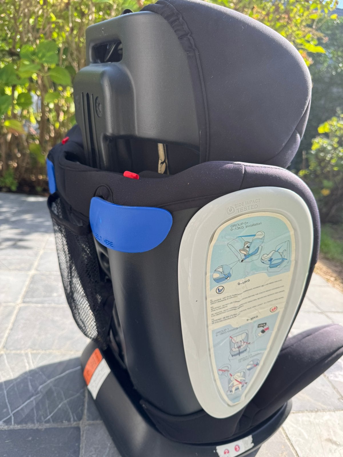 Meegroei-autostoel model 906(0-36kg)zonder Isofix zgan, Ophalen, Zo goed als nieuw, Isofix