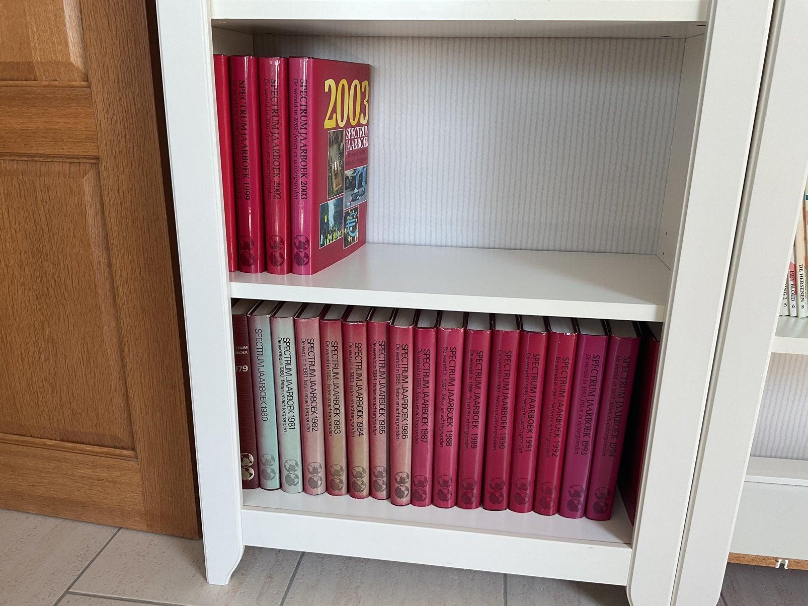 Reeks Spectrum jaarboeken jaren 80-90, Livres, Encyclopédies, Enlèvement, Utilisé