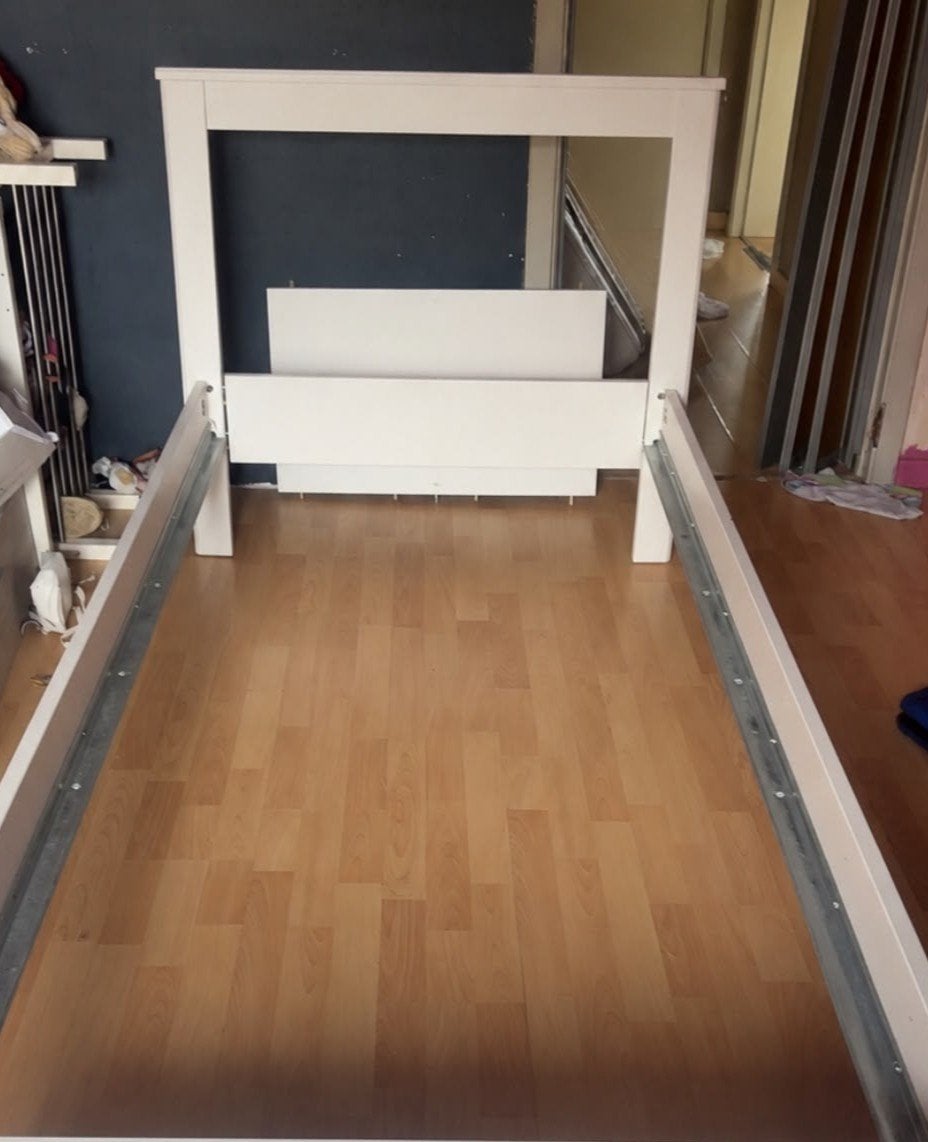 Eenpersoons bed Ikea songesand, Huis en Inrichting, Ophalen, Gebruikt, 90 cm, Eenpersoons