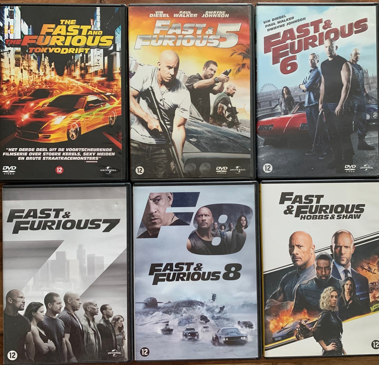 The Fast And Furious 6 dvd’s, Enlèvement ou Envoi, Comme neuf