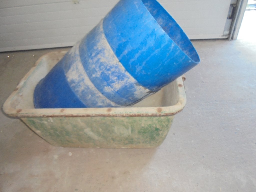 kunststof mortelbak 200 l, 150 liter of meer, Ophalen, Gebruikt, Kunststof