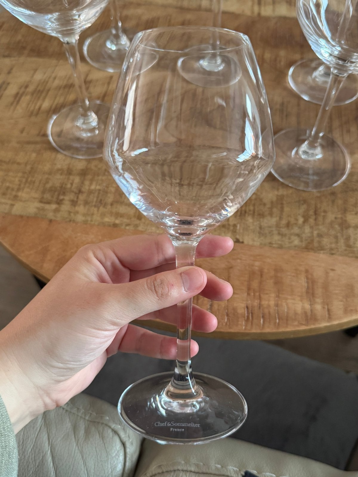 Chef et sommelier set van 6 rode wijnglazen (zonder doos), Ophalen, Zo goed als nieuw
