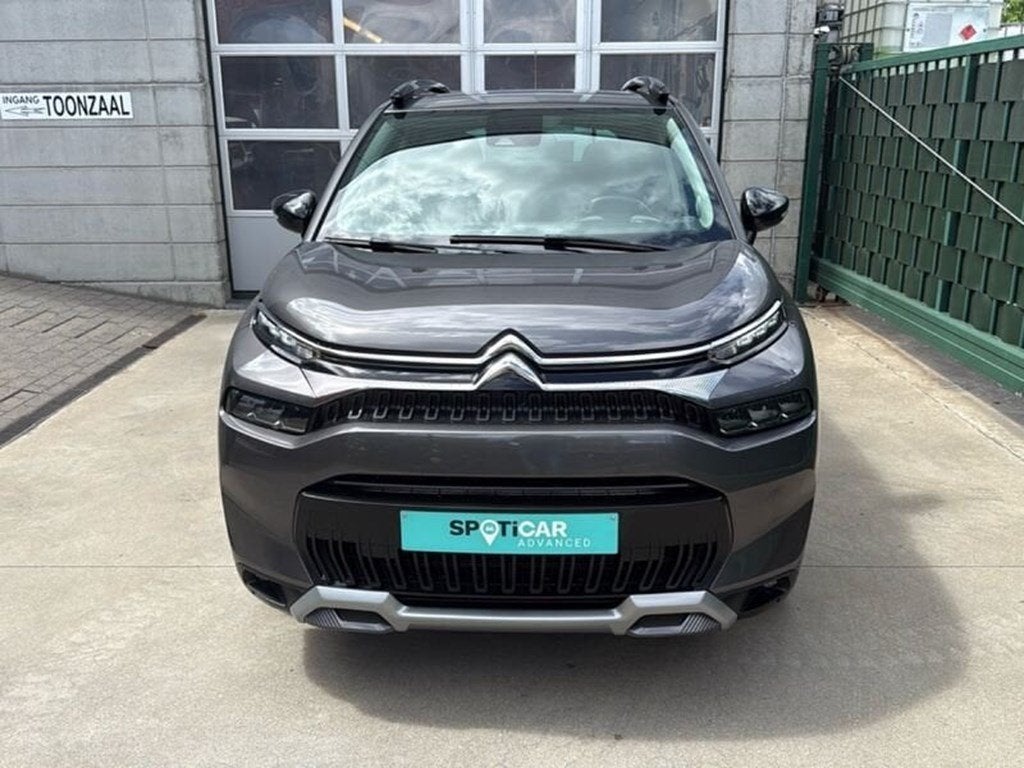 Citroen C3 Aircross AUTOMAAT 130 pk MET LEDER INTERIEUR,PAN, Auto's, Citroën, Automaat, 5 zetels, Grijs, Zilver of Grijs