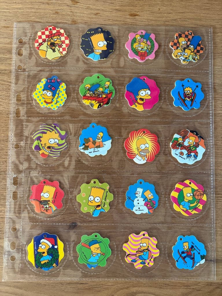 Croky - The Simpsons - 50-75 (1996) 25 flippo's, Collections, Flippos, Collection, Enlèvement ou Envoi
