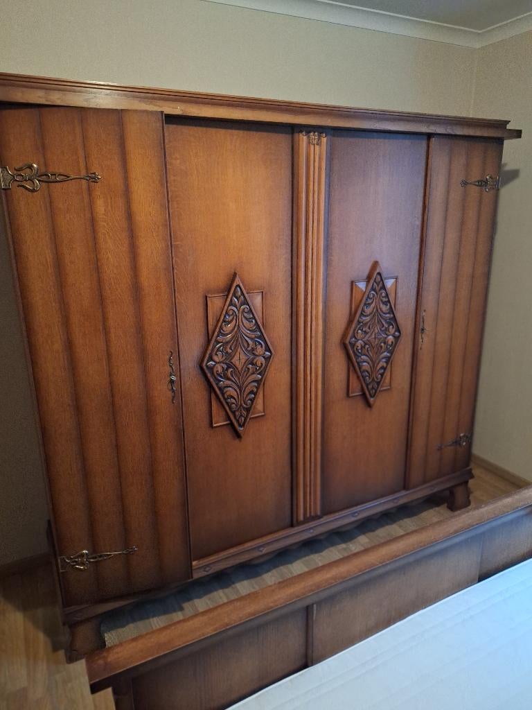 kleerkast, 200 cm ou plus, Avec tablette(s), Utilisé, Autres essences de bois