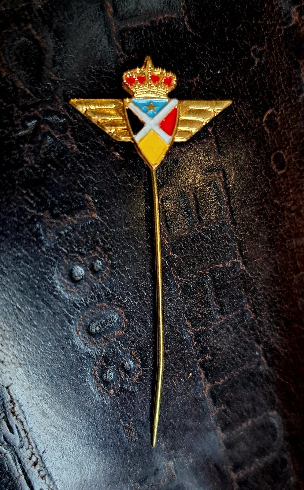 Reversspeld met dasspeld van Royal Sabena Congo, Ophalen of Verzenden