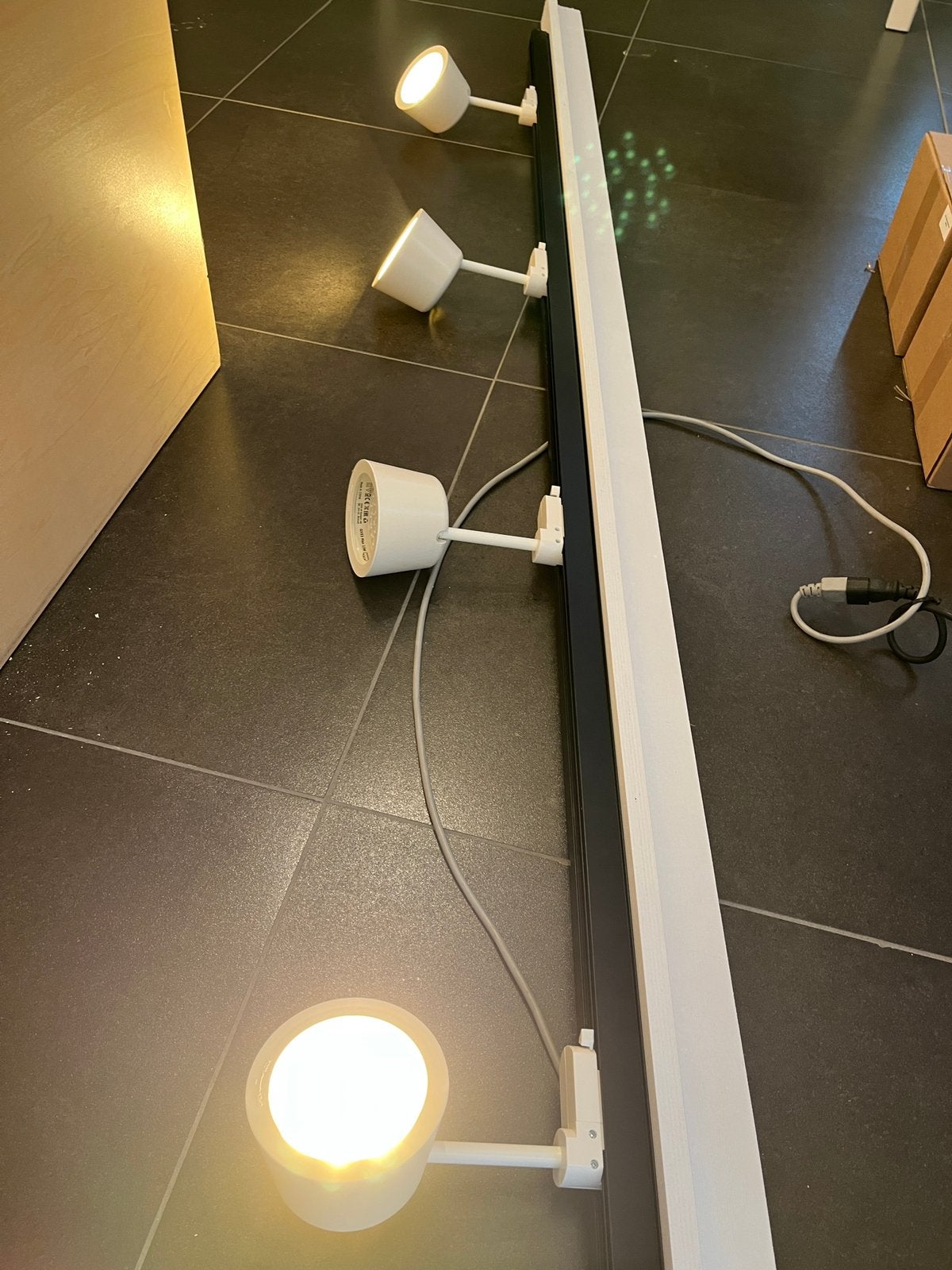 Ikea Skeninge railsysteem, Ophalen, Gebruikt, Inclusief lichtbron, Overige fittingen