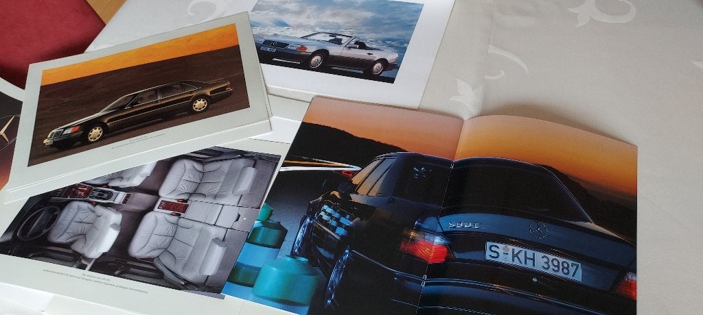 exclusieve dokumentatie van Mercedes, uiterst zeldzaam !, Verzamelen, Merken en Reclamevoorwerpen, Verzenden, Zo goed als nieuw