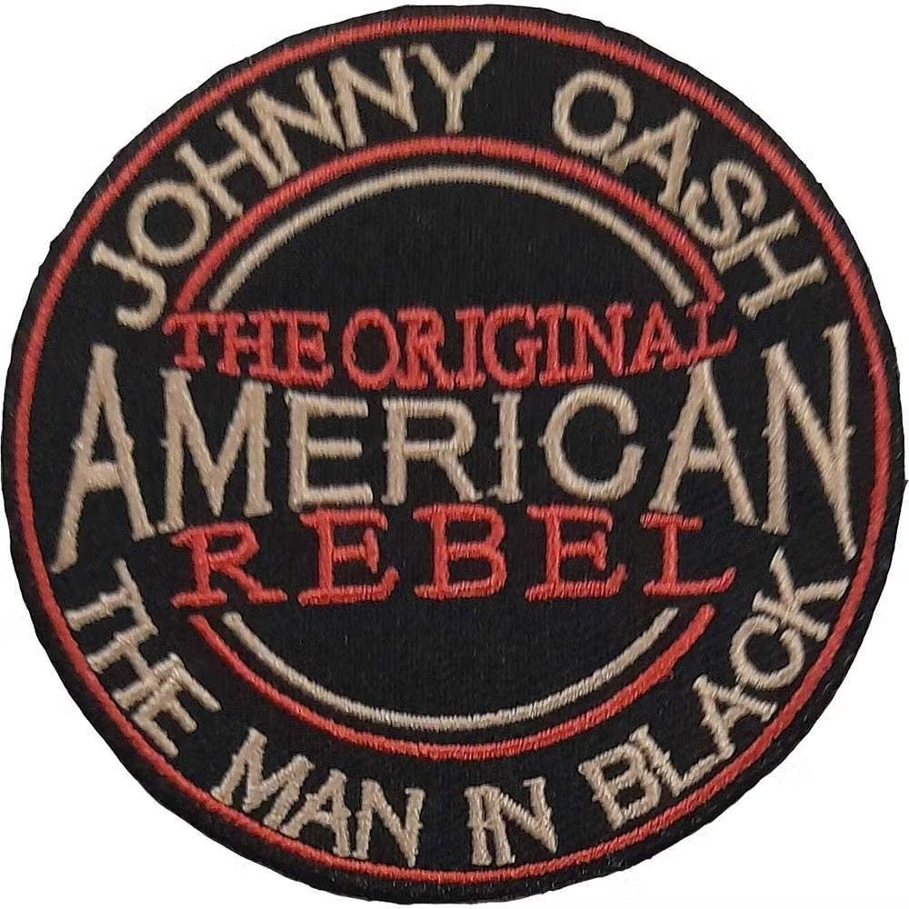 Johnny Cash - American Rebel - patch officiële merchandise, Ophalen of Verzenden, Nieuw, Kleding