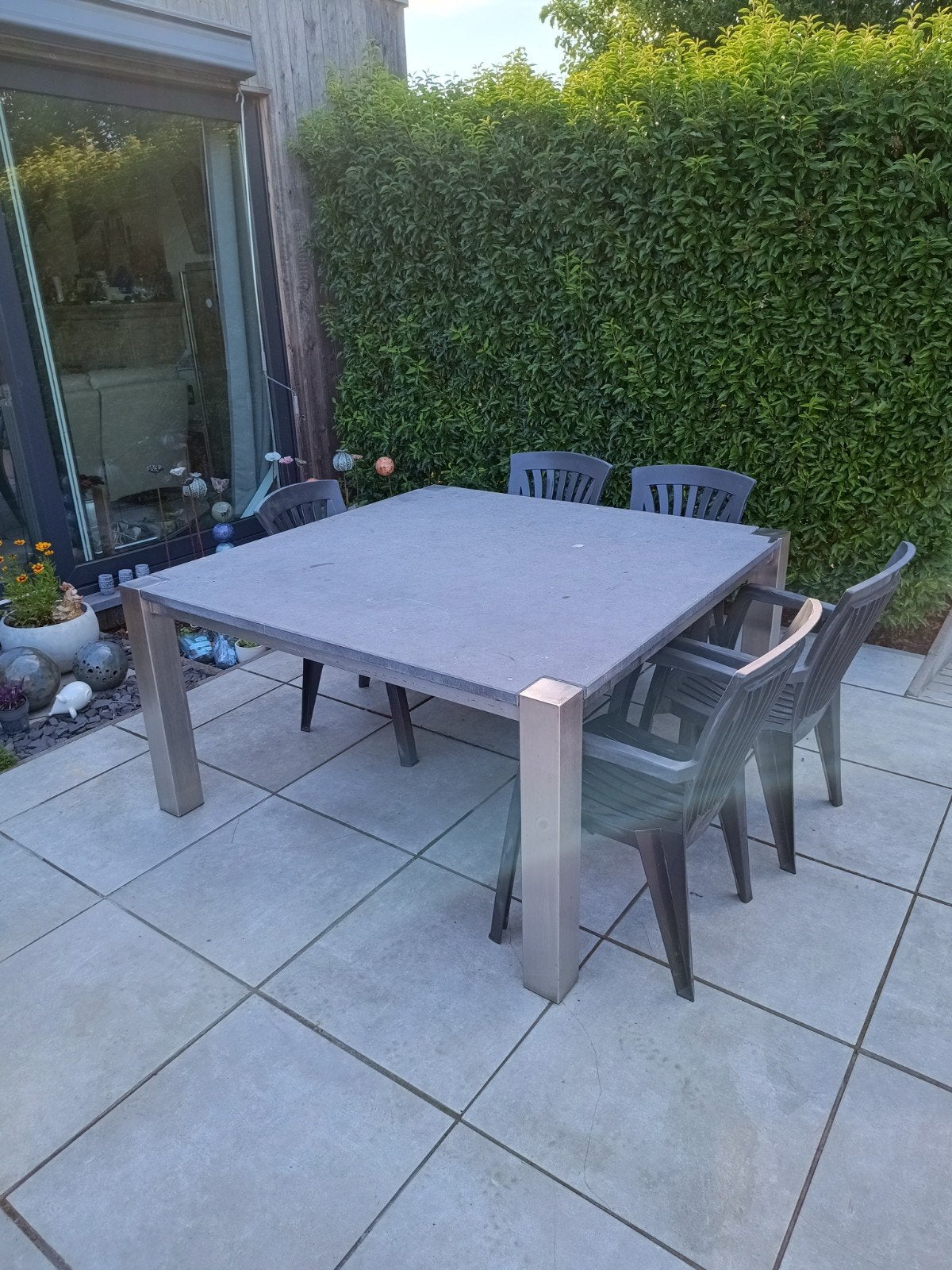 tuintafel, Ophalen, Inox