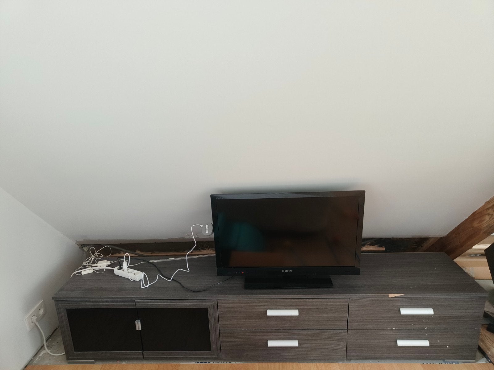 TV meubel, Ophalen, Gebruikt, 200 cm of meer, Minder dan 100 cm