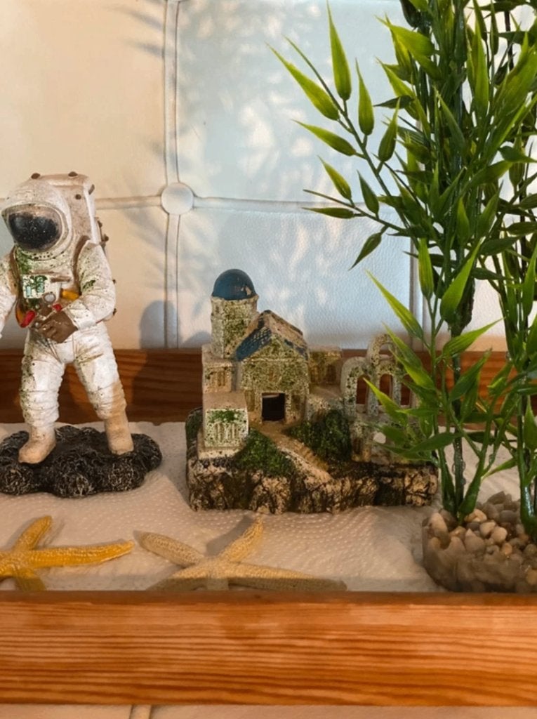 Aquarium accessoires - Set 4 items, Dieren en Toebehoren, Ophalen, Gebruikt, Aquariummeubel, Overige merken