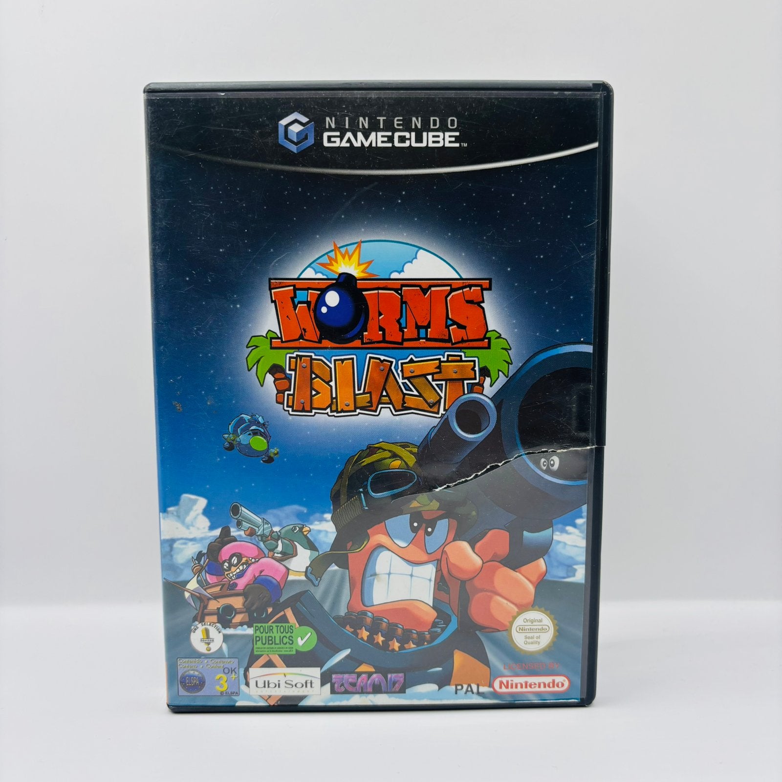Worms Blast Nintendo GameCube, Games en Spelcomputers, Games | Nintendo GameCube, Ophalen of Verzenden, Zo goed als nieuw, Avontuur en Actie
