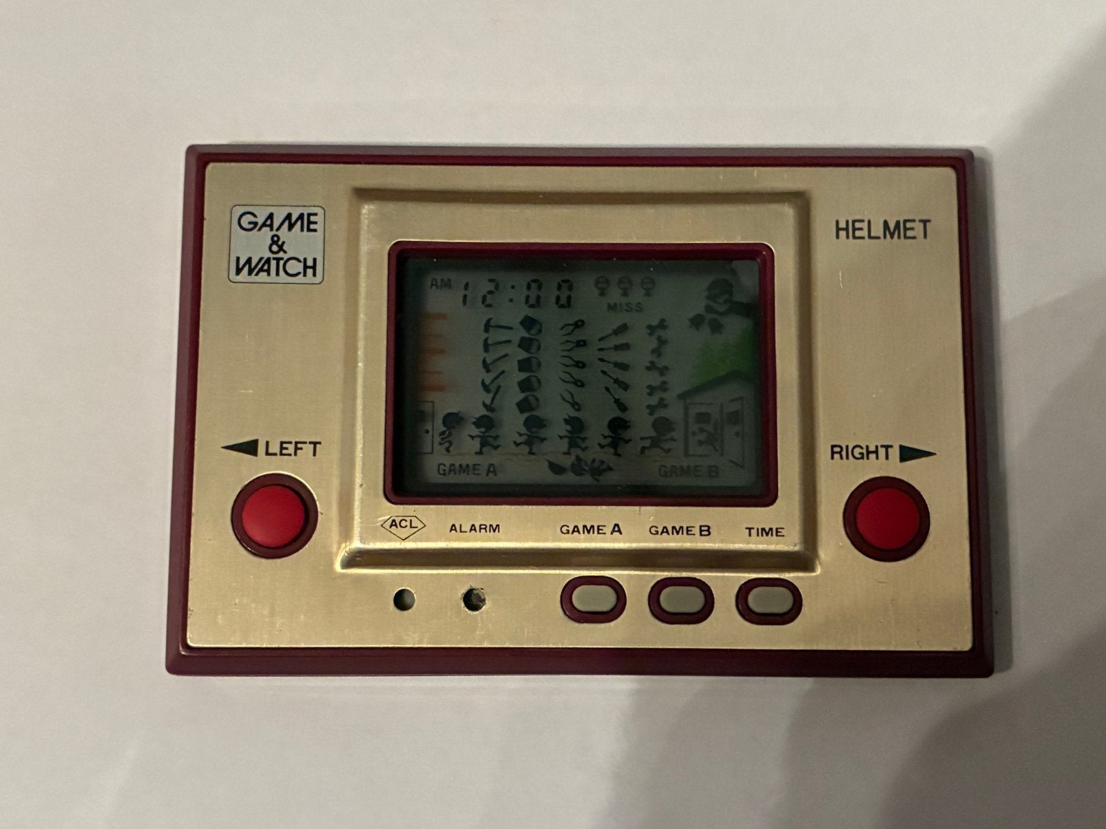 Nintendo Game&Watch Helmet Gold CN-07 1981, Games en Spelcomputers, 1 speler, Ophalen of Verzenden, Nieuw
