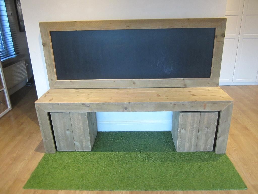 bureau/speeltafel steigerhout, Kinderen en Baby's, Ophalen, Gebruikt, Overige typen