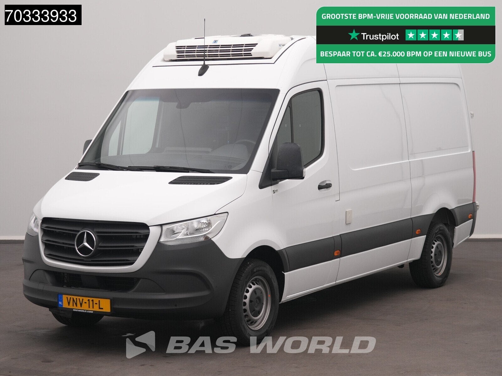 Mercedes Sprinter 315 CDI Koelwagen Vriezer Airco MBux Camer, Auto's, Stof, Gebruikt, 4 cilinders, Electronic Stability Program (ESP)