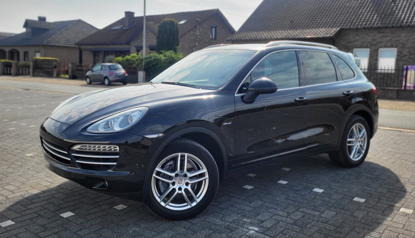 Porsche Cayenne 3.0D V6 Platinum Edition, Auto's, Automaat, Zwart, Zwart, Leder