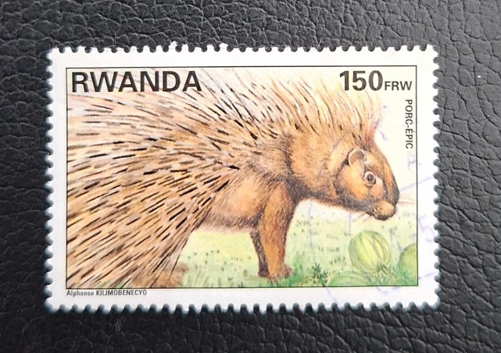 Postzegel Rwanda OBP 1409, Ophalen of Verzenden, Gestempeld