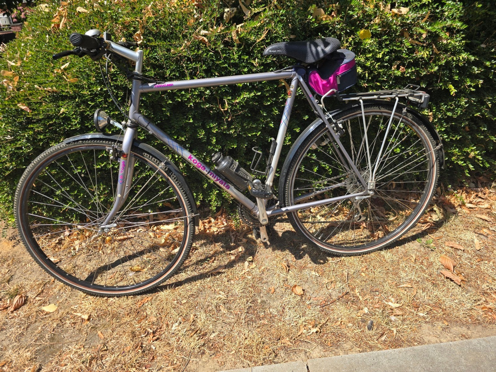 Herenfiets Koga Miyata Terraliner, Fietsen en Brommers, Ophalen, Gebruikt, 10 tot 15 versnellingen, Velgrem