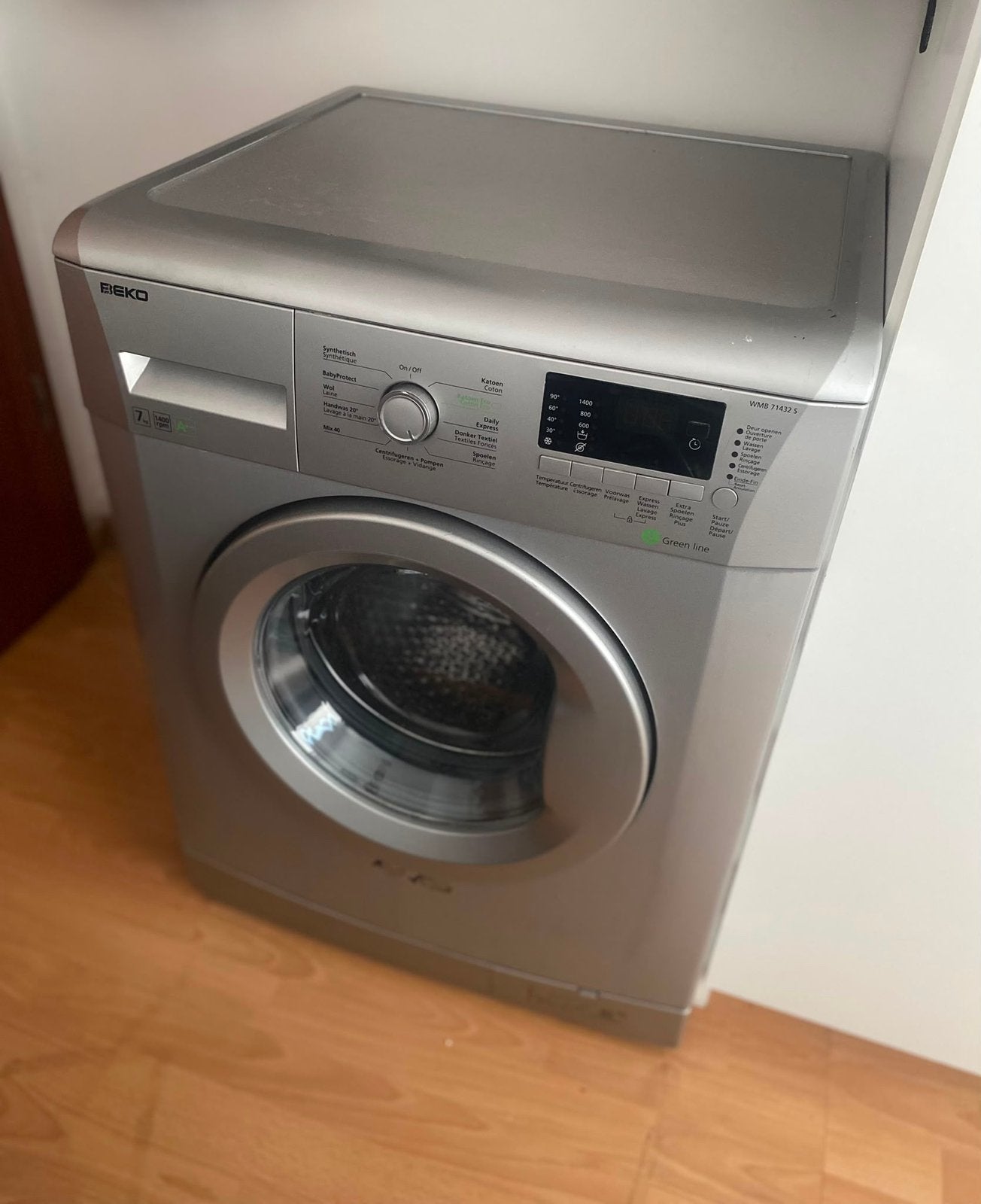 Lave linges 7kg 1400tours green line A++, Electroménager, Enlèvement, Comme neuf, Classe énergétique A ou plus économe