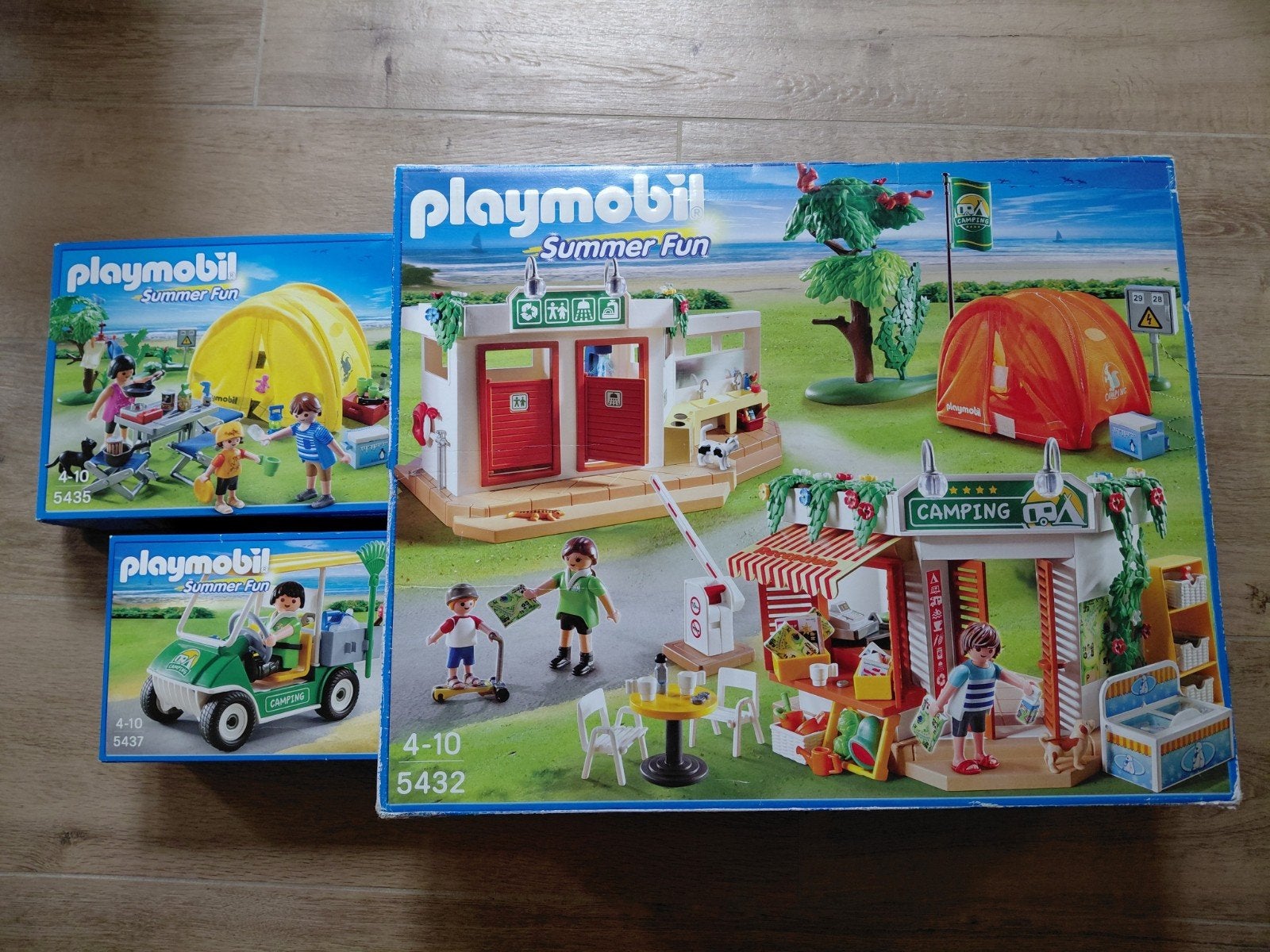 playmobil 3 sets thema camping, Ophalen of Verzenden, Summer fun, Figuren
