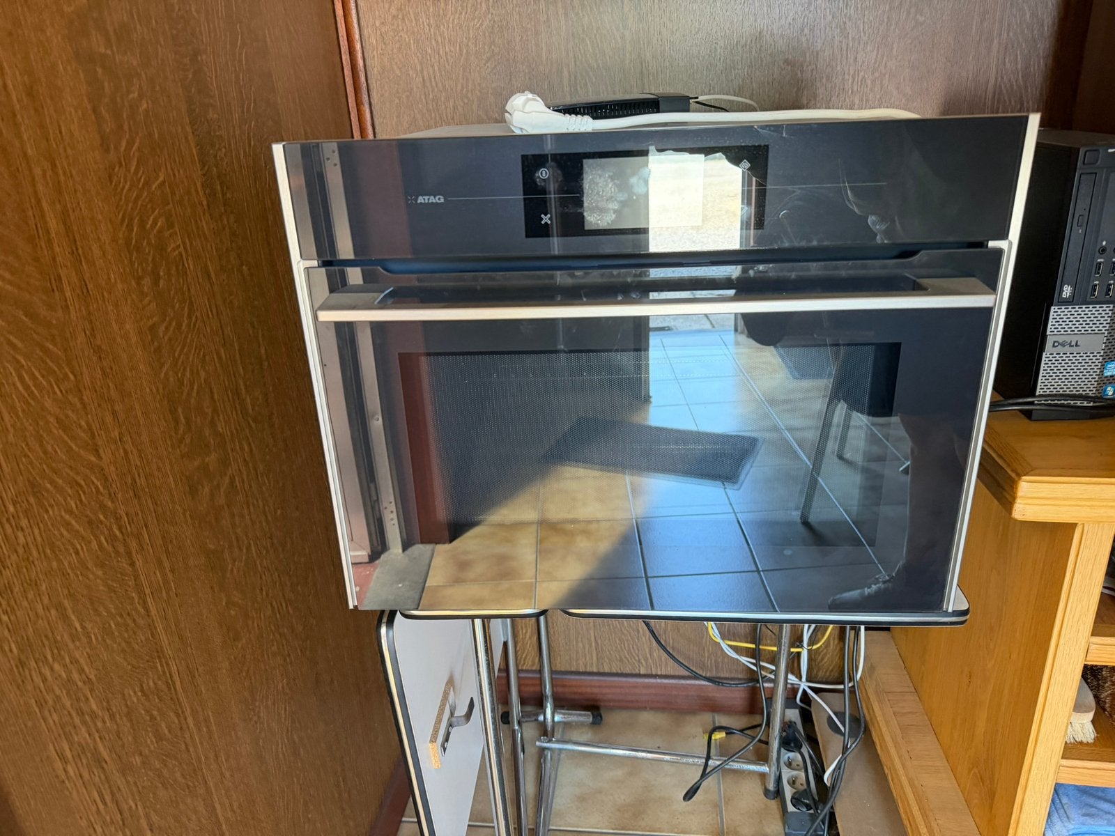 Atag combi microgolfoven, Elektronische apparatuur, Ovens, Zo goed als nieuw, Stoomoven, Atag, Stoom, Ophalen