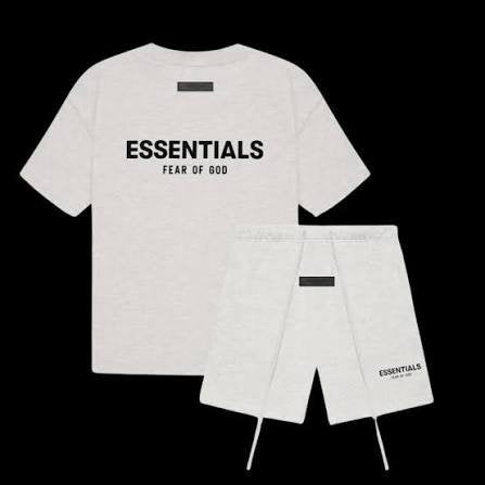 Essential fear of god set gray Xs+Essentials 1977 set iron S, Enlèvement, Comme neuf, Taille 46 (S) ou plus petite, Gris