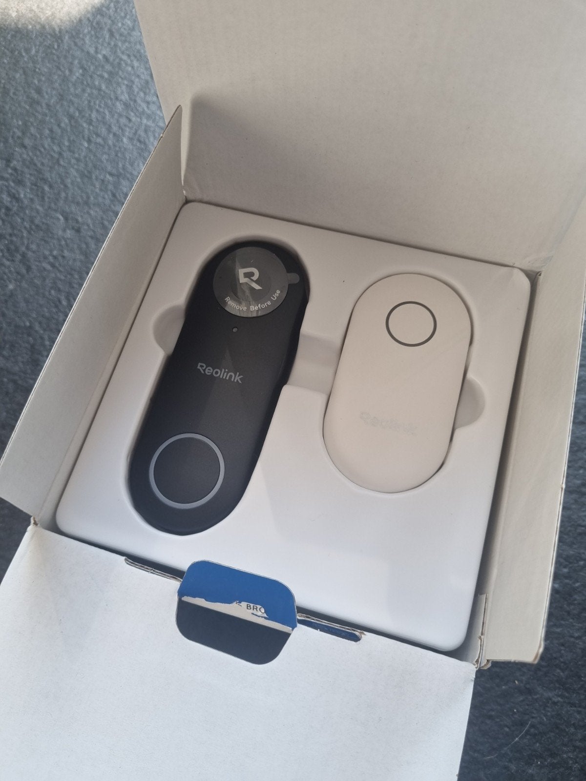 Splinternieuwe reolink poe deurbel, Ophalen of Verzenden, Compatibel met smartphone, Zo goed als nieuw, Bedraad