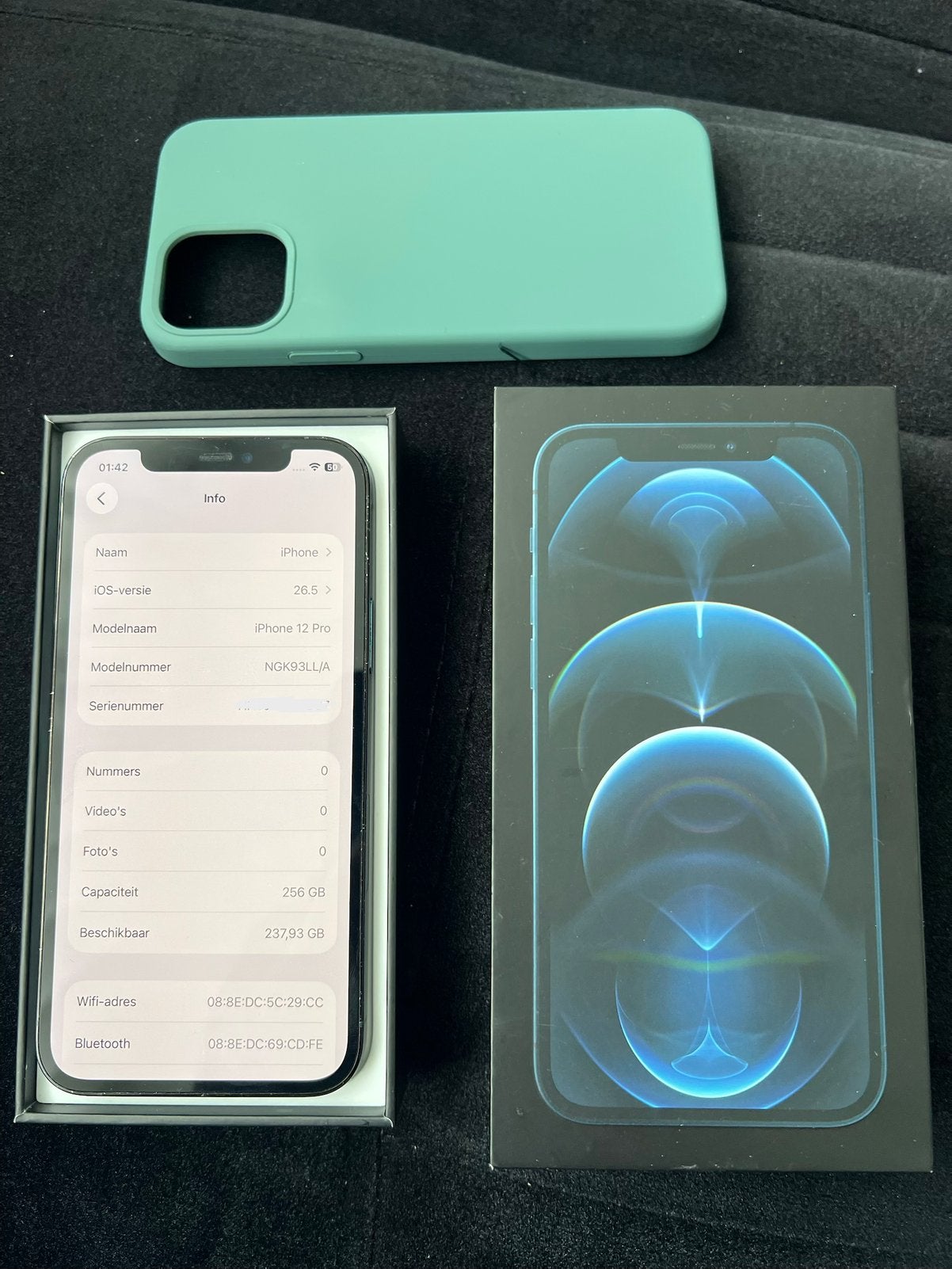 Te koop: Apple iPhone 12 Pro – 256 GB 100% accu origineel, Ophalen of Verzenden, Zo goed als nieuw