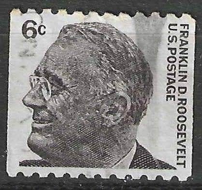 USA 1965/1966 - Yvert 797a - Franklin Delano Roosevelt. (ST), Postzegels en Munten, Verzenden, Gestempeld