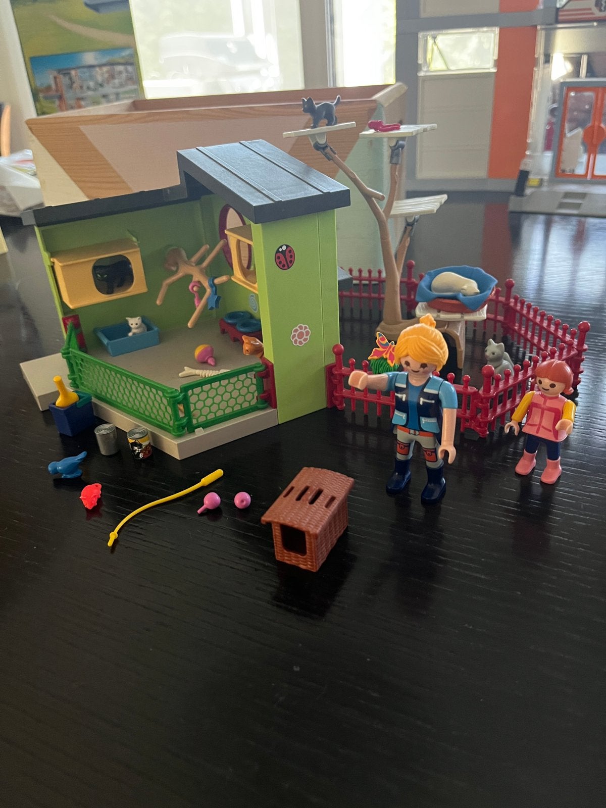 Playmobil - kattenverblijf 9276, Kinderen en Baby's, Speelgoed | Playmobil, Ophalen of Verzenden, Gebruikt