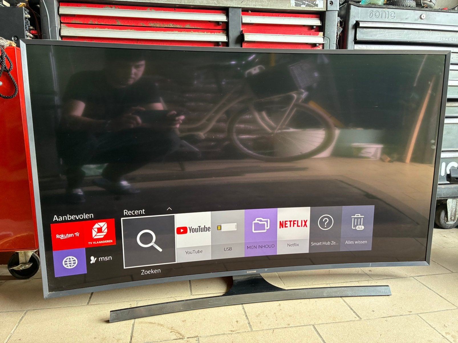 Samsung 55 inch smart tv, Enlèvement, Utilisé, Samsung, Smart TV