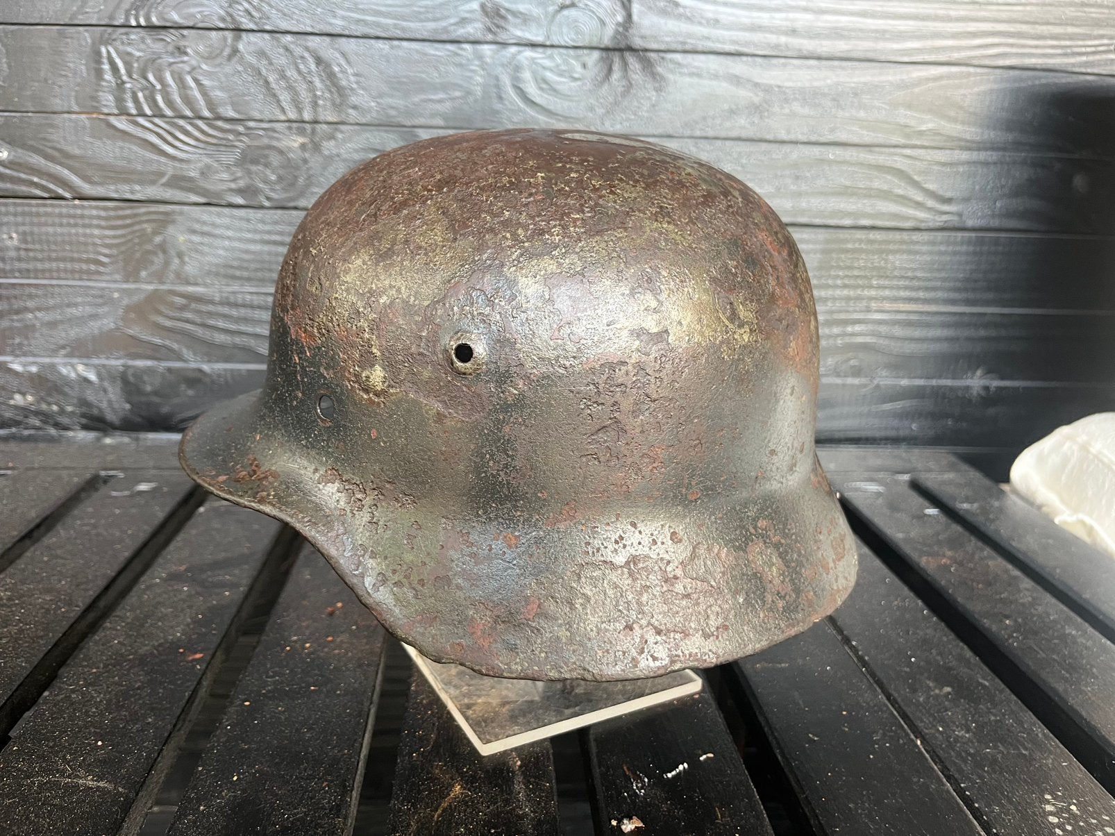 Duitse helm schaal M40, Verzenden, Landmacht, Helm of Baret