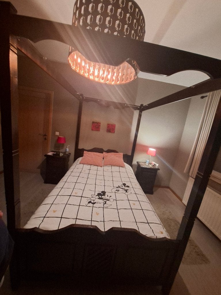 Hemelbed, Maison & Meubles, Chambre à coucher | Lits, Utilisé, Deux personnes, Enlèvement