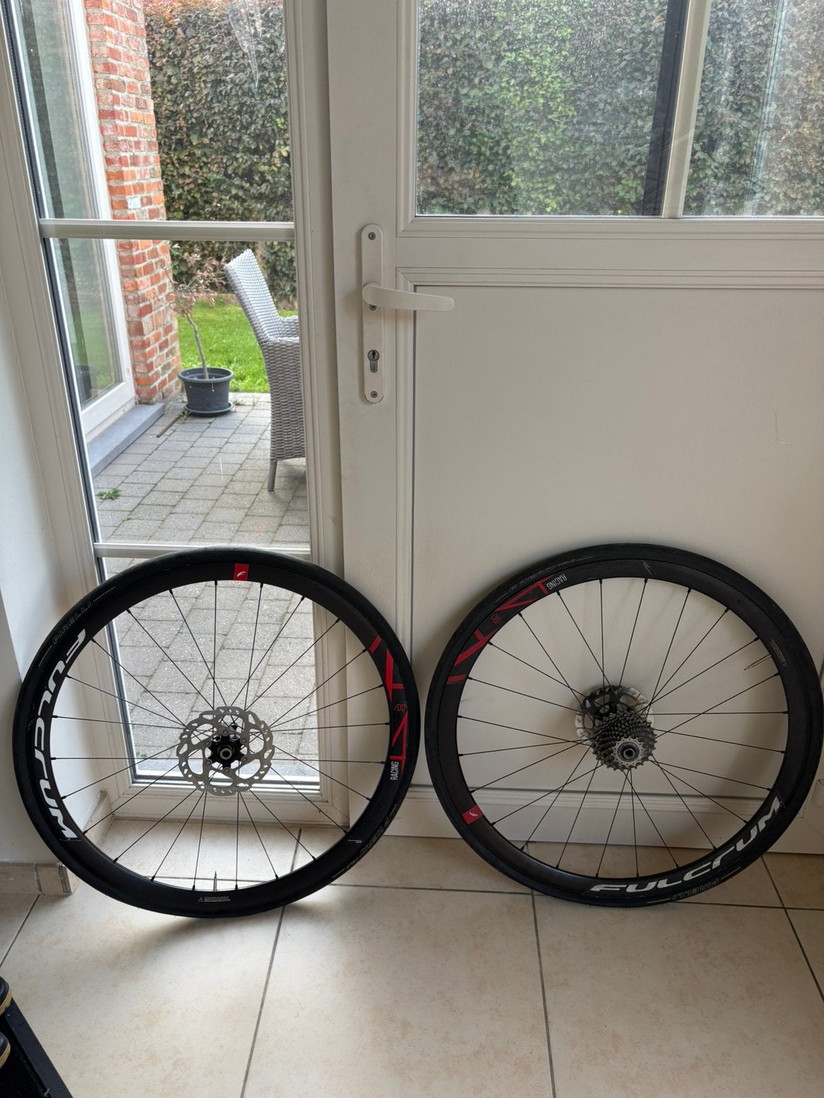 Fulcrum racing wielen, Gebruikt, Aluminium, Racefiets, Ophalen