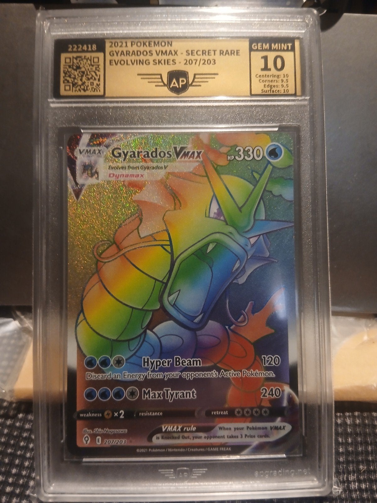 gyarados vmax 207 pokemon evolving skies AP10, Enlèvement ou Envoi, Neuf, Cartes en vrac, Foil