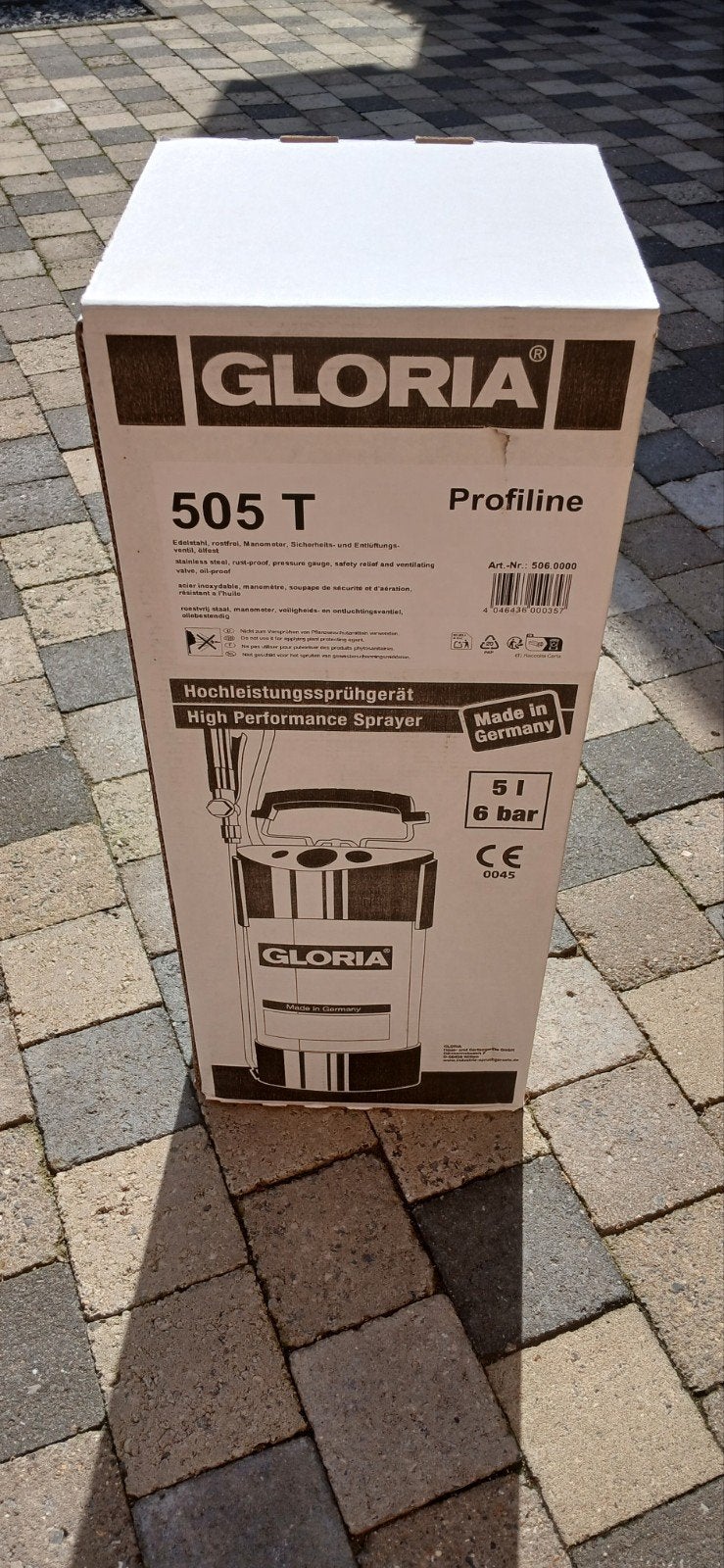 druksproeier Gloria 505t nieuw, Tuin en Terras, Ophalen of Verzenden