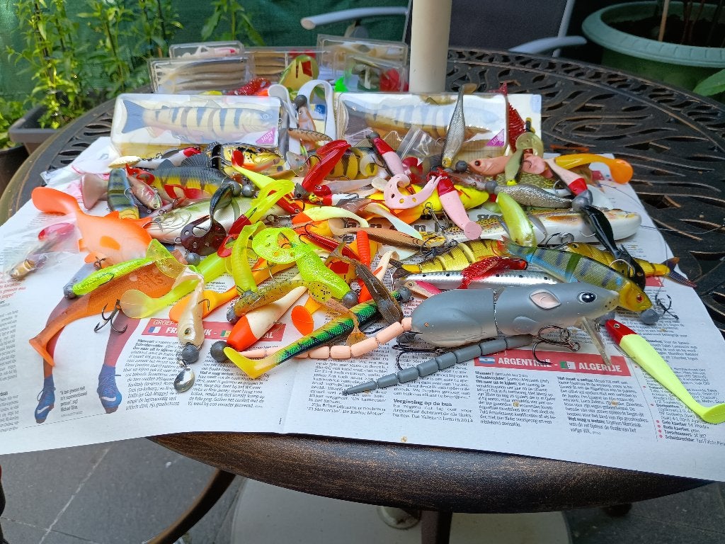visspullen, Watersport en Boten, Ophalen, Zo goed als nieuw, Kunstaas
