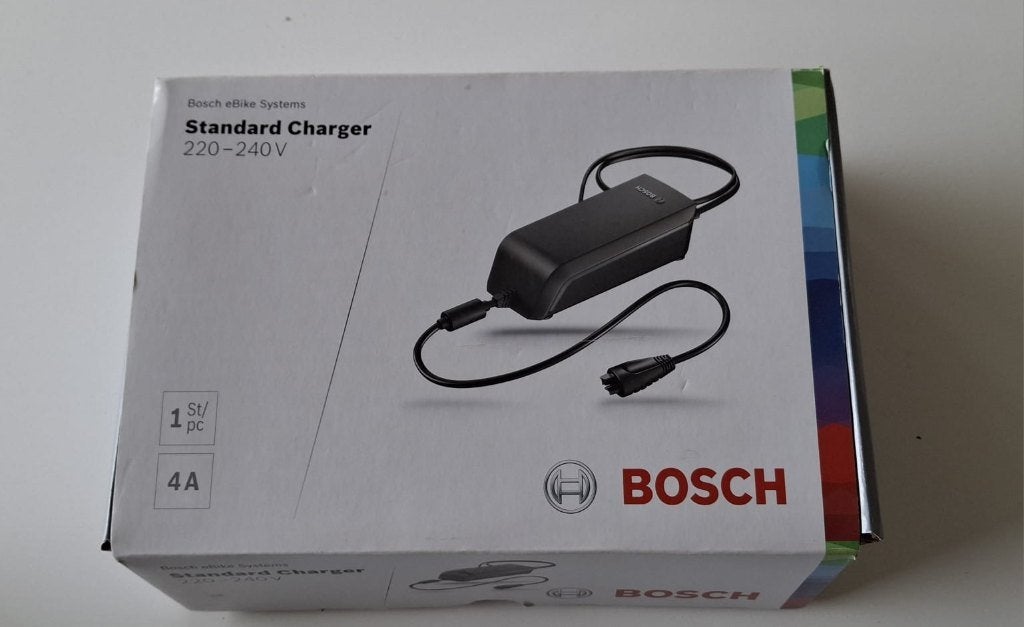Bosch oplader fietsbatterij, Enlèvement, Comme neuf