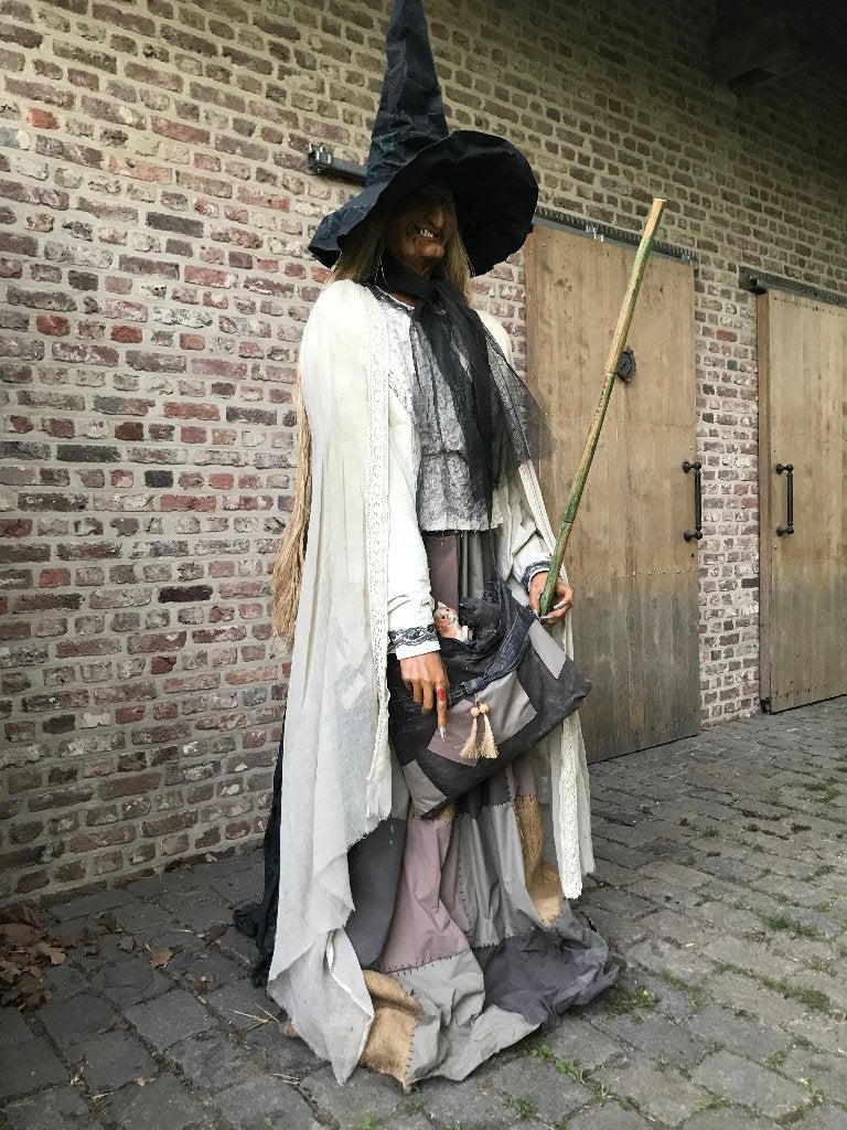 Unieke handgemaakte heksenpop, levensgroot., Ophalen
