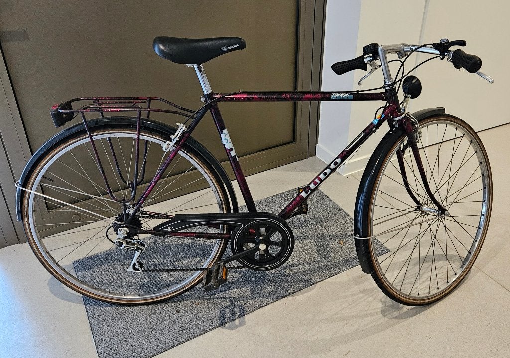 Vintage fiets - Ludo, Gebruikt, Velgrem, Versnellingen, 53 tot 57 cm