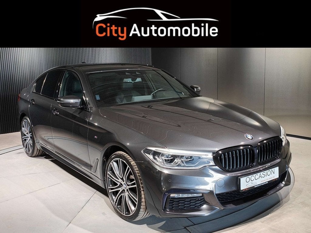 BMW 5 Serie 520 520dA PACK M CARPLAY GPS CAMERA VIRTUAL LED, Auto's, BMW, Automaat, 4 deurs, Zwart, 4 cilinders