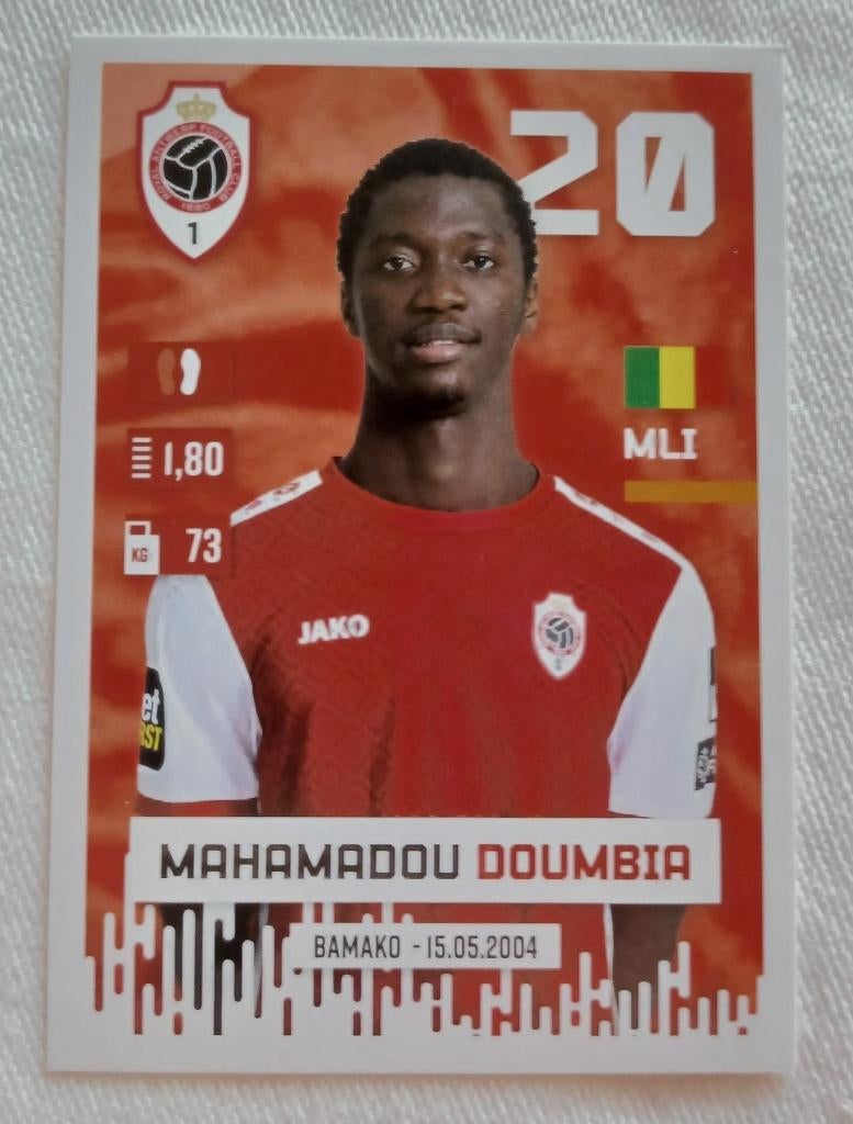 Autocollant Doumbia (rookie) - Pro League 2024-2025, Enlèvement ou Envoi, Comme neuf, Autocollant