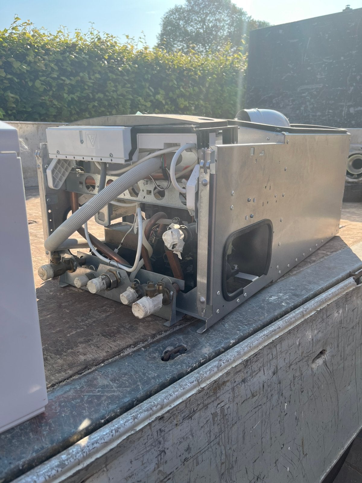 Gasbranden/ chauffageketel, Doe-het-zelf en Bouw, Ophalen, Zo goed als nieuw