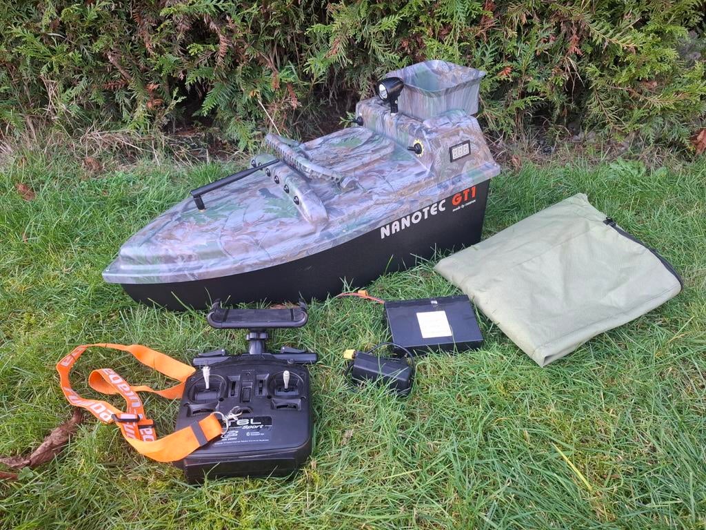 Voerboot nanotec gt1 zeer compleet met Garantie, Watersport en Boten, Ophalen of Verzenden