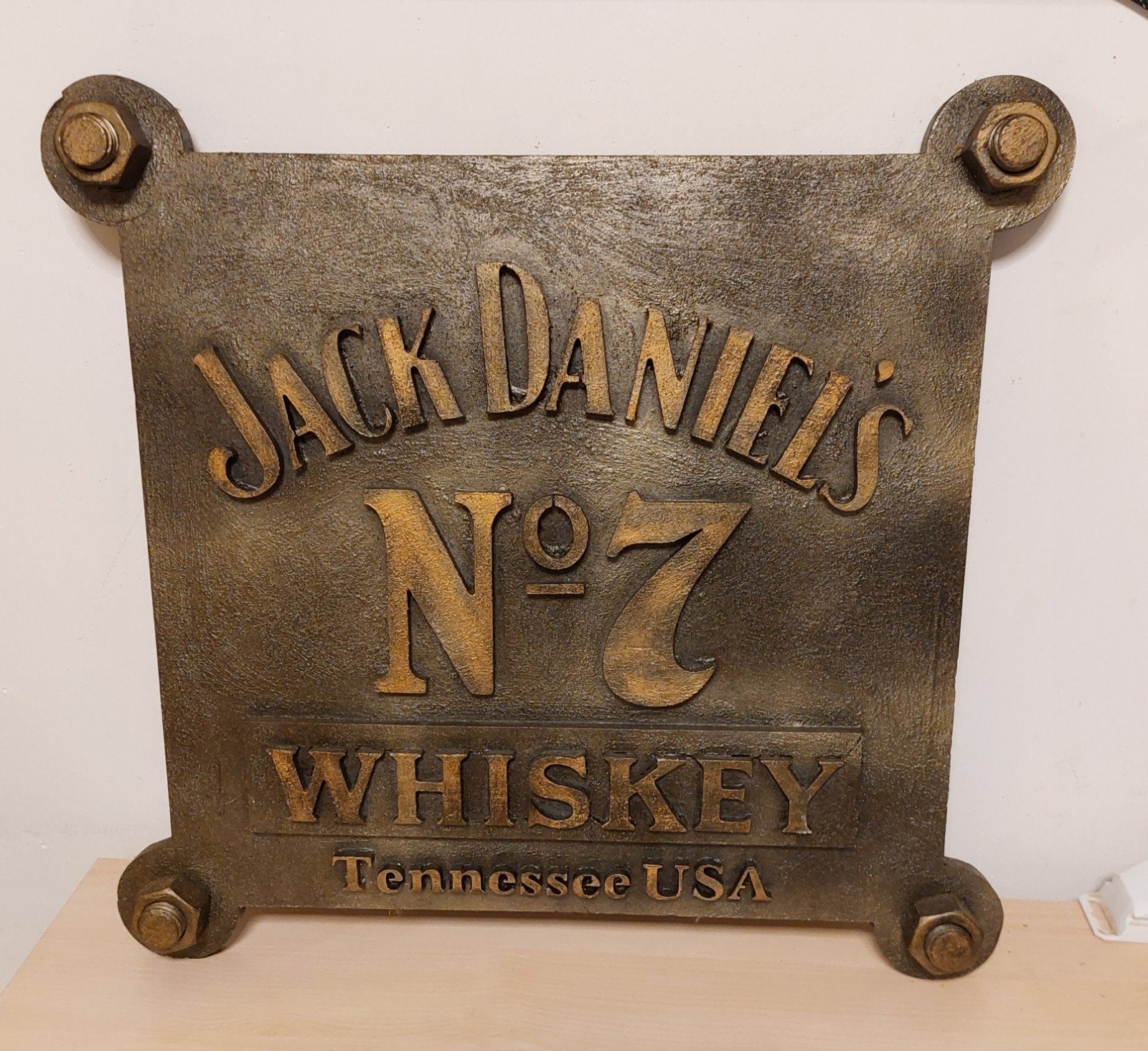 Imitatie Taque van Jack Daniel, Ophalen, Zo goed als nieuw, Reclamebord
