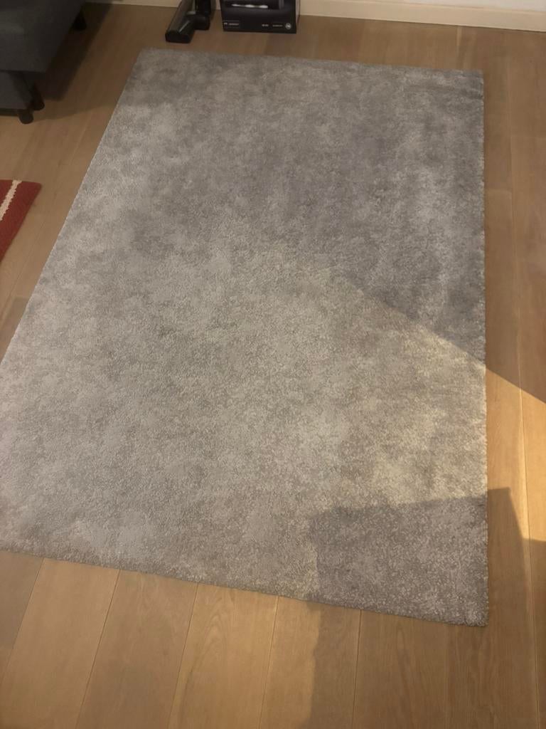 Tapis Stoense IKEA à poils courts 133x195 cm gris, 150 à 200 cm, Enlèvement ou Envoi, Comme neuf, 100 à 150 cm