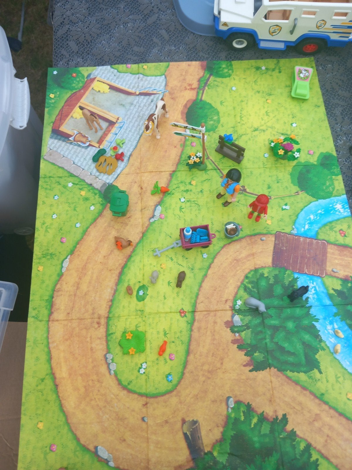 Playmobil country ponnyrijders 9331, Ophalen