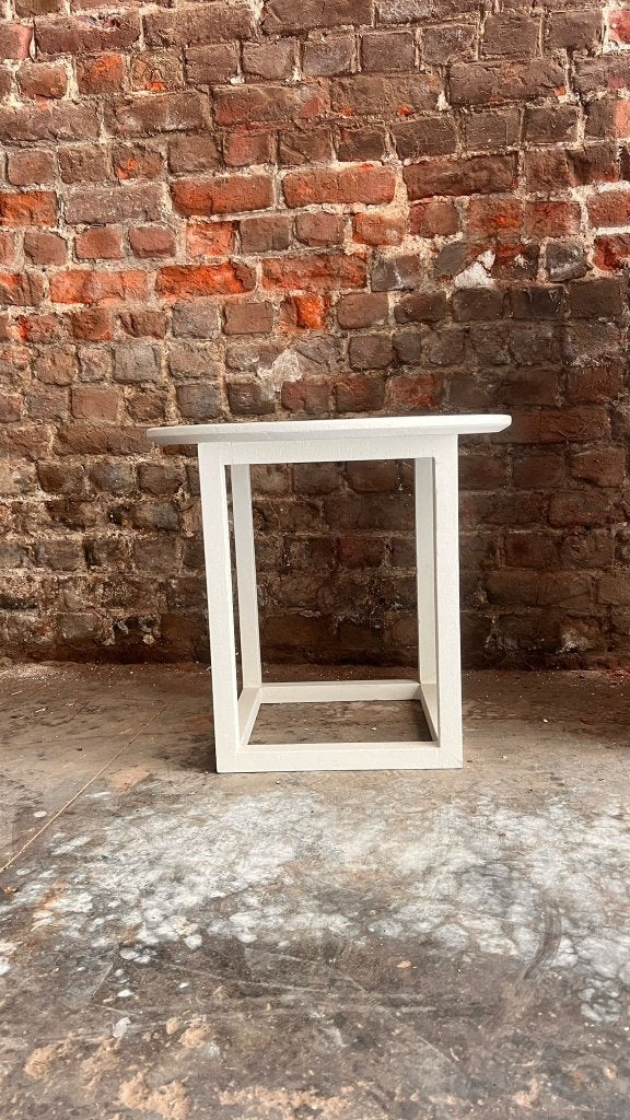 Ronde bijzettafel in Mortex – Ø 55 cm, Huis en Inrichting, Overige materialen, Rond, 55 tot 75 cm, Zo goed als nieuw