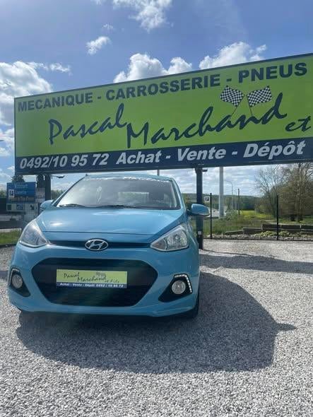 Hyundai i10 (bj 2014), Auto's, Gebruikt, Blauw, Bedrijf, 5 deurs
